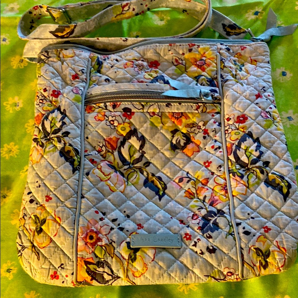 Vera Bradley Quilted Crossbody Bag - Floral Pattern
